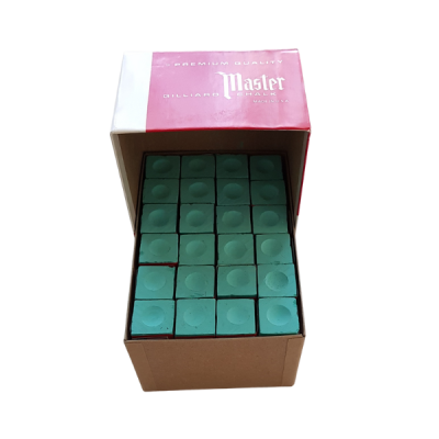 Billard Kreide Master grün 72er Pack